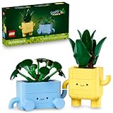 LEGO Botanicals Happy Plants Building Toy for Kids, Girls, and Boys 9+ - Playroom Decor for Desk or Shelf - Birthday...
